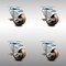 Service Caster 3 Inch SS High Temp Phenolic Swivel Top Plate Caster Set with Brake SCC SCC-SS20S314-PHSHT-TLB-4 - alternate 1